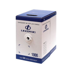 Linkbasic 305M Box Cat5e Solid Grey UTP Cable