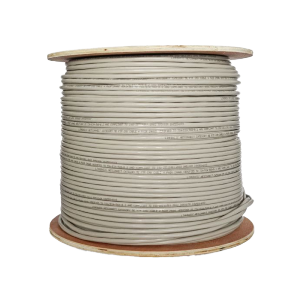 utp-305s_1 Linkbasic 305M Drum Cat5e Solid Shielded Grey FTP Cable