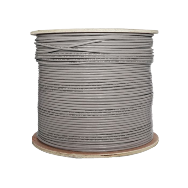 Linkbasic 500M Drum Cat5e Solid Grey UTP Cable