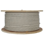 Linkbasic 100M Drum Cat6a Solid Grey UTP Cable