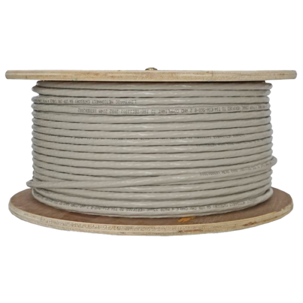 utp-6100a_1 Linkbasic 100M Drum Cat6a Solid Grey UTP Cable