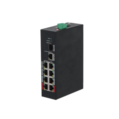 10-Port Unmanaged Desktop Switch with 8 Port PoE