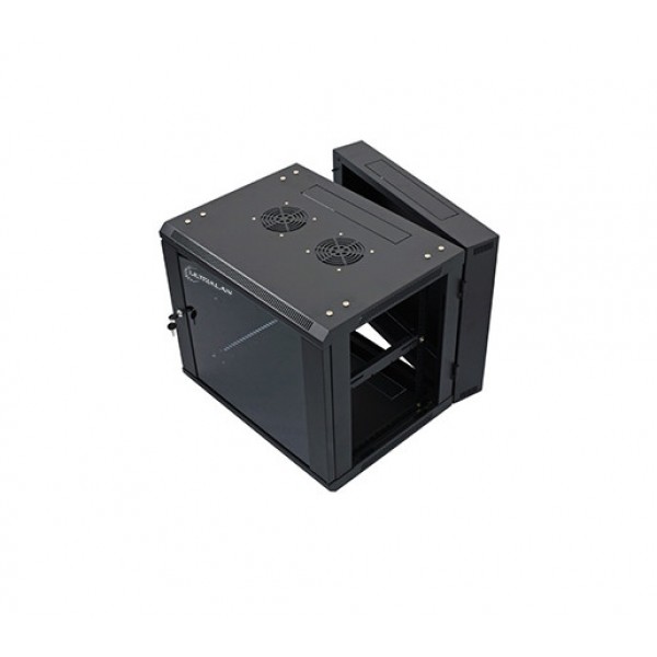 9U Swing Frame Wall Mount Cabinet
