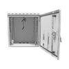 15U 450mm Deep Outdoor Cabinet with 2 fans