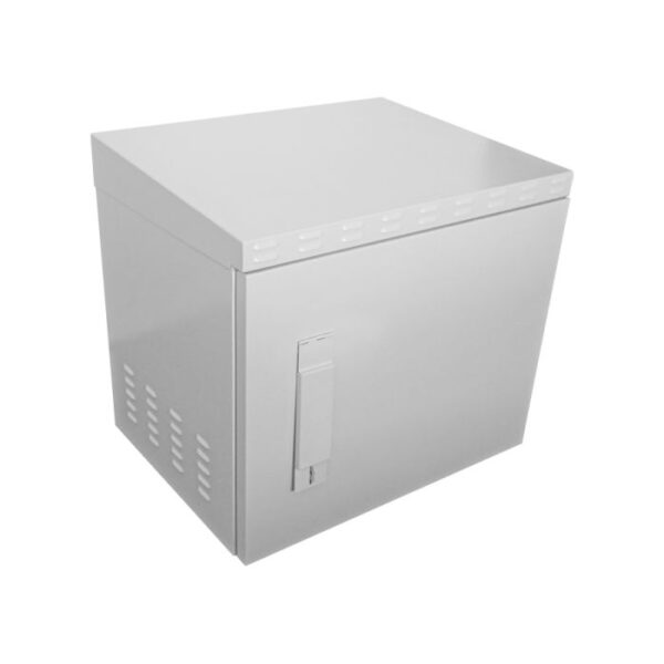 9U 450mm Deep Outdoor Cabinet with 2 fans